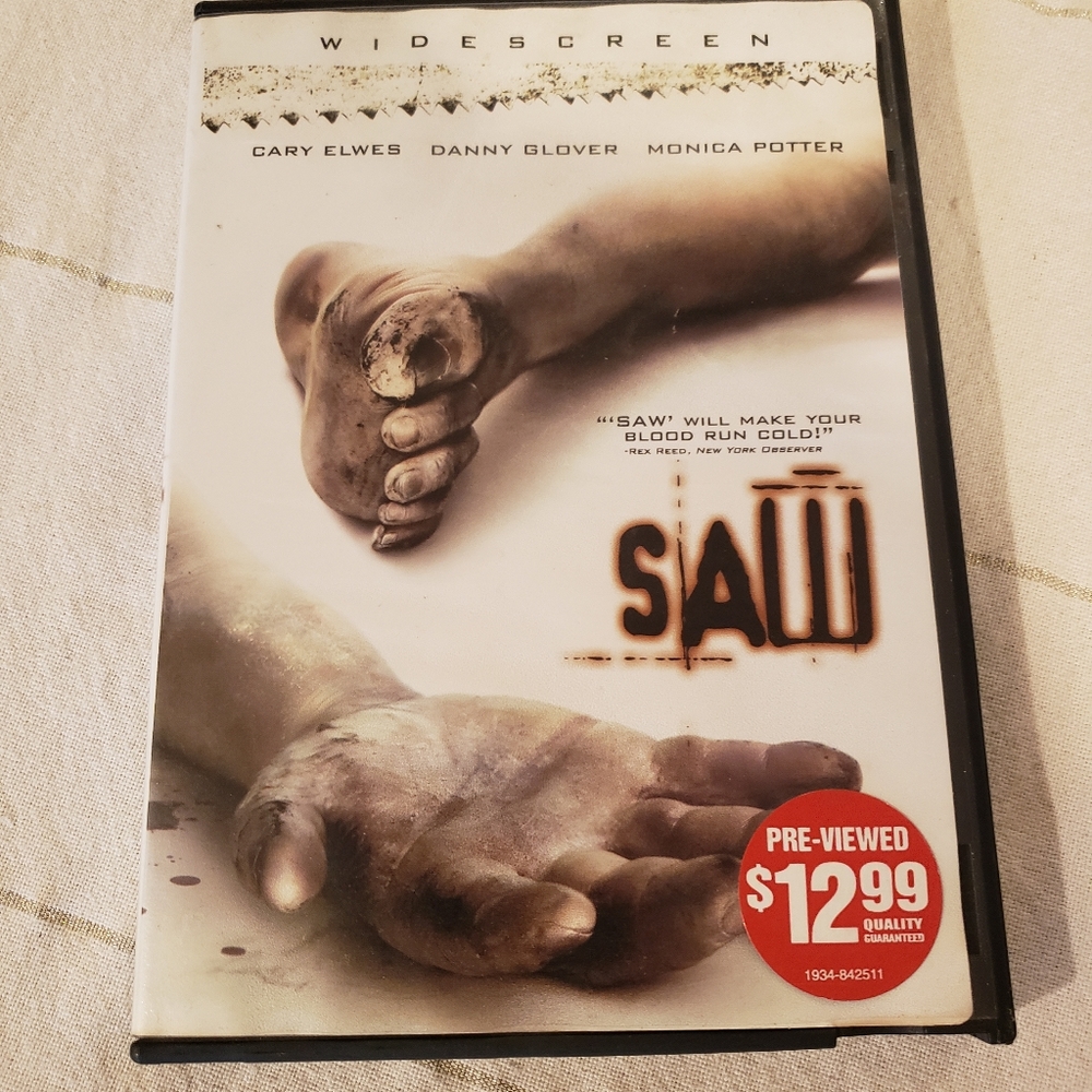 SAW Movie DVD